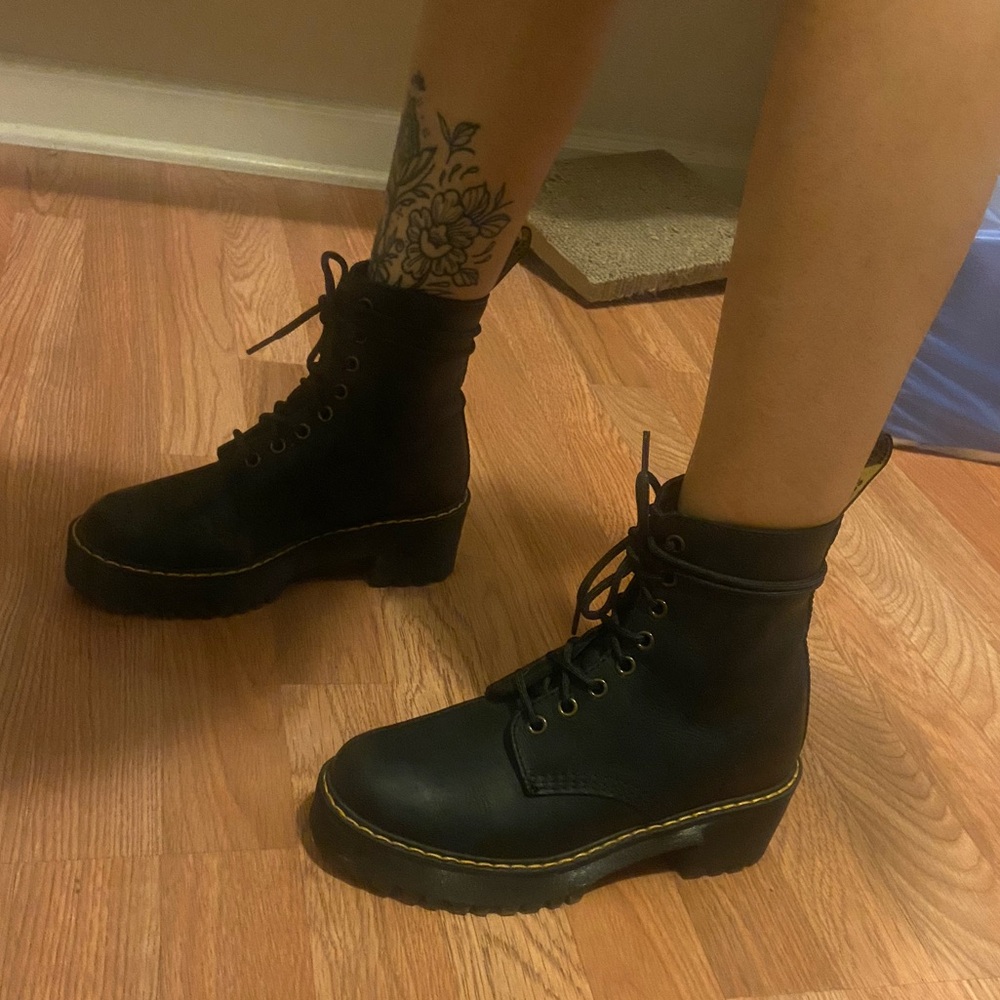Dr. Martens Black Leather Boots